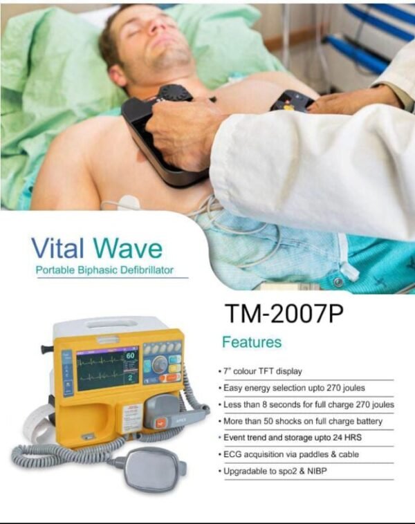 Vital Wave Portable Biphasic Defibrillator
